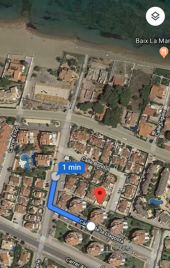 Estudio Con Piscina, Playa Y Wifi Dénia Extérieur photo